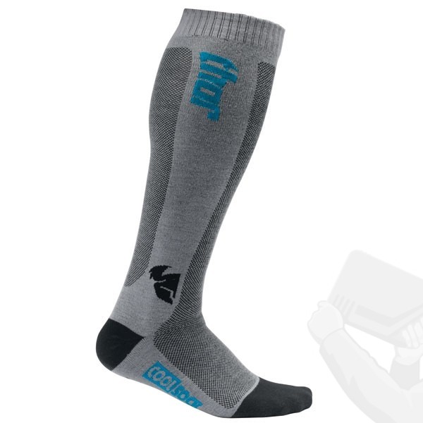 Thor Coolsock мотоноски, серый размер L XL (3431 0124)
