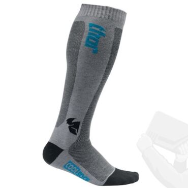 Thor Coolsock мотоноски, серый размер L XL (3431 0124) - миниатюра 1