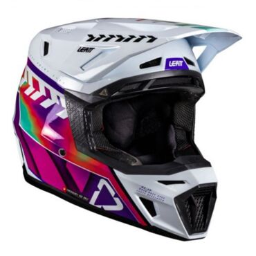 Leatt Шлем кроссовый 8.5 Pinata Teal V26 + очки Velocity 5.5 - миниатюра 5