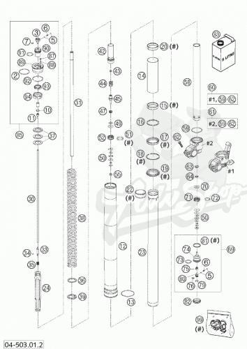KTM M8X30 TX40 Болт крепежный ( 0025080306 / 0015080303 / H40823022 / 0025080303 / 50600061 / 8000H7342 )