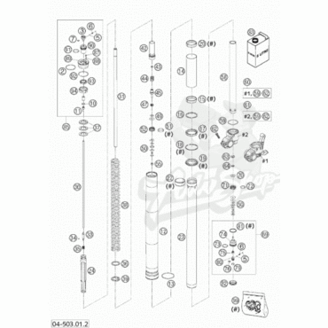 KTM M8X30 TX40 Болт крепежный ( 0025080306 / 0015080303 / H40823022 / 0025080303 / 50600061 / 8000H7342 ) - миниатюра 1