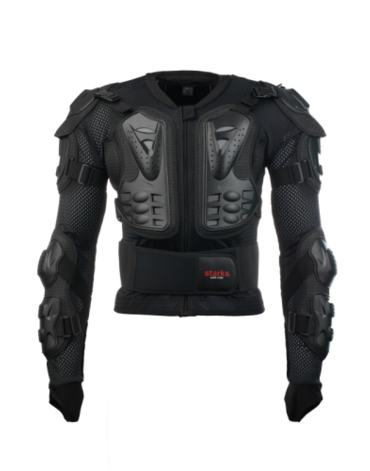 Защита на сетке подростковая STARKS Body Armor, black (L, Детская)