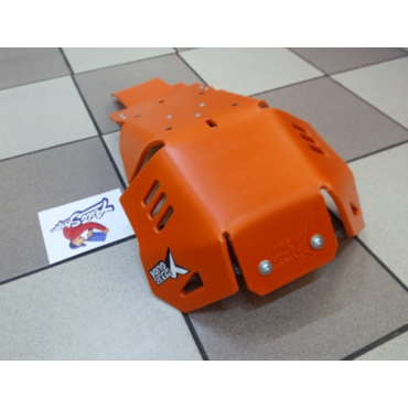 HardGlide защита картера оранжевая KTM 690 R 08 24 / Husqvarna 701 Enduro 16 24 / GasGas 700 23 24 // HG KE4 08 041L OR - миниатюра 3