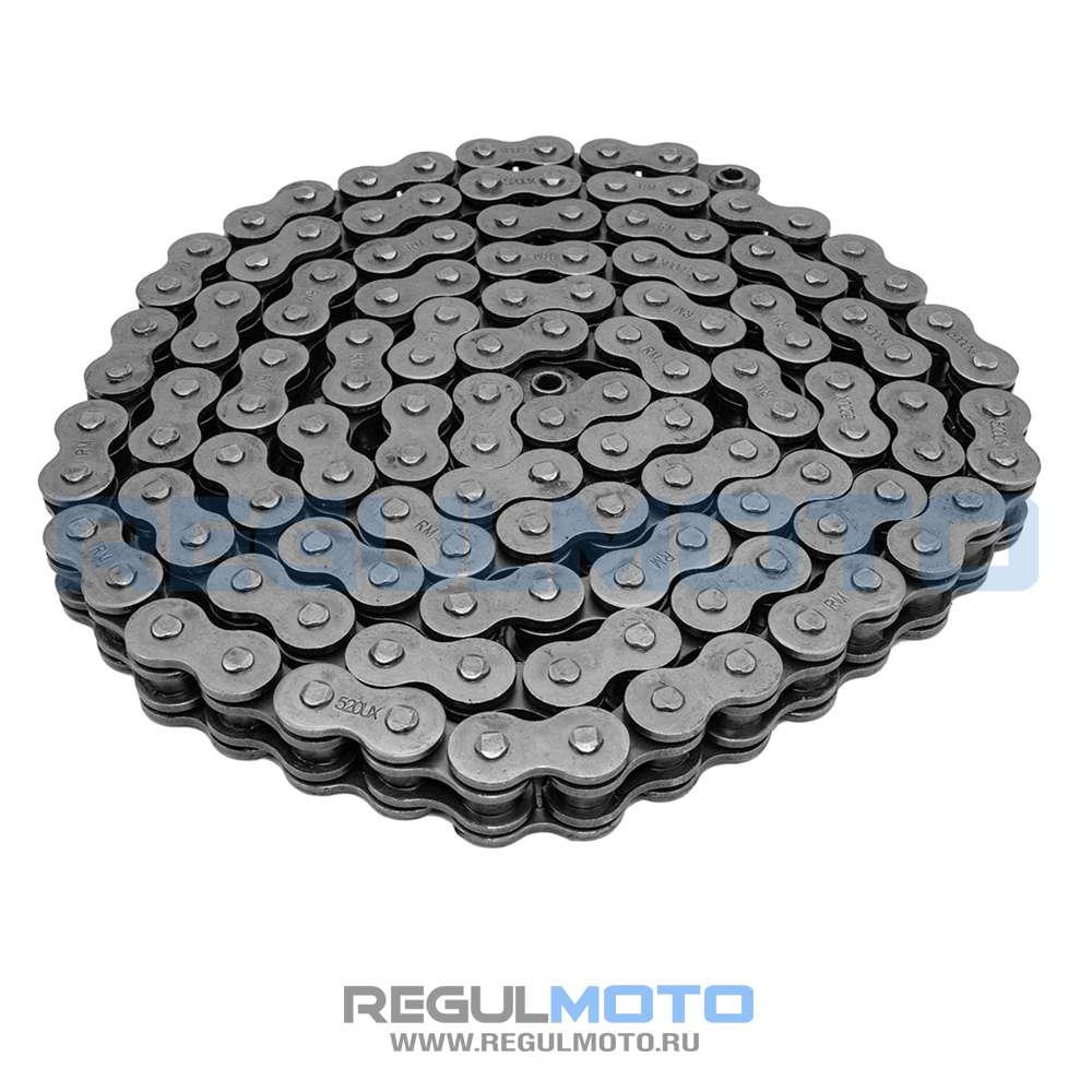 Цепь приводная REGULMOTO 520UX 130L сальниковая X Ring - фото 1