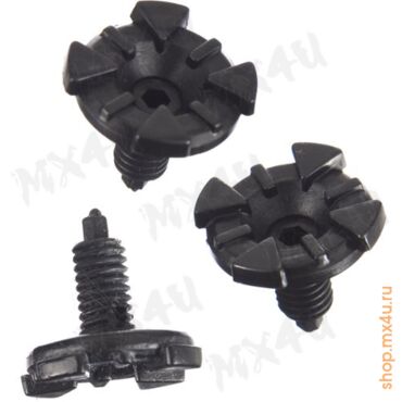 Винты крепления козырька Leatt Screw kit DBX GPX 4.0 5.0 5.5 6.0 6.5 Black - миниатюра 1