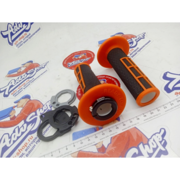 KTM грипсы с открытыми торцами SX / EXC TPI / freeride 17 23 ORANGE / BLACK ( 79002923000 ) - миниатюра 5