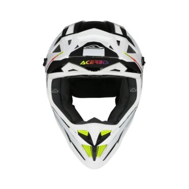Acerbis Шлем T711 White Black - миниатюра 5