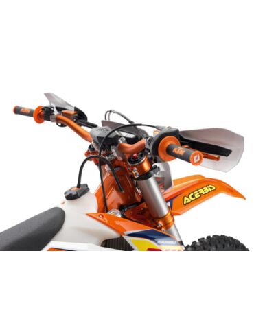 Грипсы Lock on оранжево черные KTM 08 16