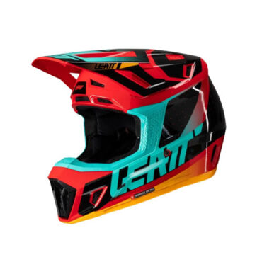 Leatt Шлем кроссовый Helmet Kit Moto 7.5 V25 Red - миниатюра 4