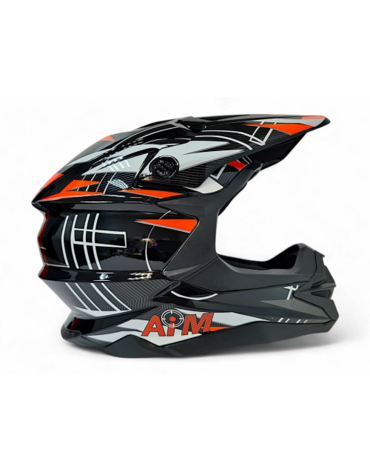 Шлем AiM JK803S Orange Black