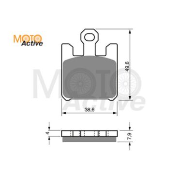 Тормозные колодки GOLD FREN Sintered S3 200 - миниатюра 1