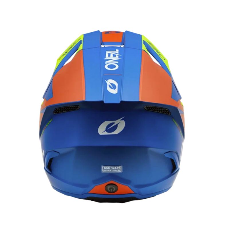 Oneal Шлем кроссовый детский 3Series Youth Solid синий / желтый - фото 3