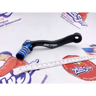 SCAR GSL509B Лапка переключения передач KTM 125 150SX 2016, 450SX F 16 19, 450 500EXCF 17 20 синяя / 79434031100 / 79434031000 - миниатюра 1
