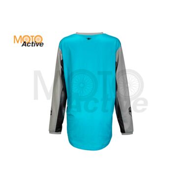 Джерси FLY RACING WOMEN'S F 16, серая голубая, M - миниатюра 1