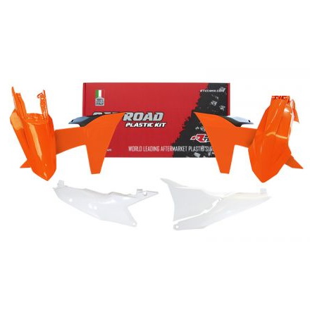 Комплект пластика KTM EXC EXC F 150 500 (2024 2025), Бело Оранжевый