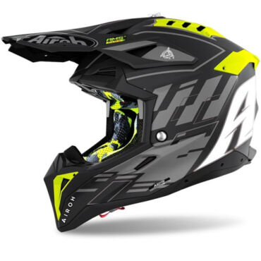 Шлем AIROH AVIATOR 3 Rampage Black Matt  - миниатюра 4