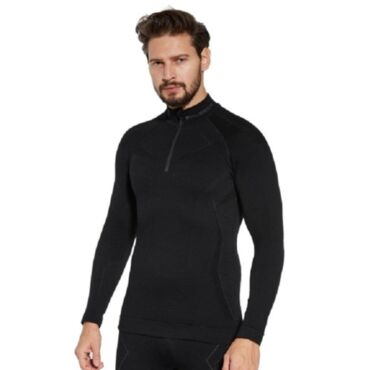Brubeck Футболка мужская Extreme Merino Черный - миниатюра 3