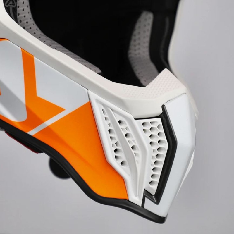 Acerbis Шлем Airstrike C 22 06 Orange White - фото 6