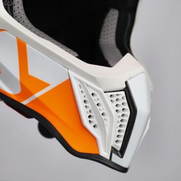Acerbis Шлем Airstrike C 22 06 Orange White - миниатюра 6