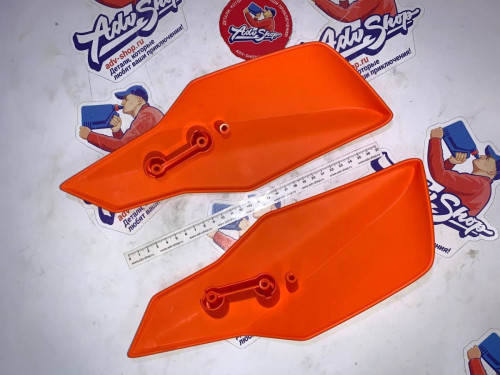 KTM накладки защиты ручек ORANGE ( оранжевый ) SX SXF 125 450 23-> // EXC EXCF 24-> ( A49002082044EB ) - фото 1