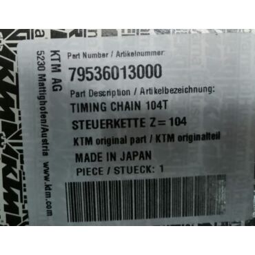 KTM цепь грм 450 SXF 18-> 450 EXCF 20->( 79536013000 ) - миниатюра 2