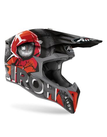 Airoh Мотошлем WRAAP YOUTH ALIEN RED Matt