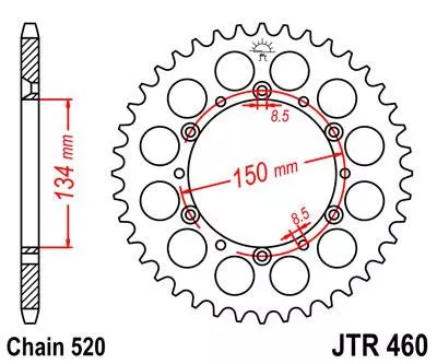 Звезда ведомая JTR460