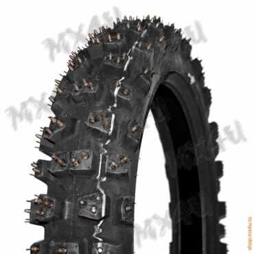 XT 454 шипованная эндуро покрышка 110 100 18 341 шип - миниатюра 5