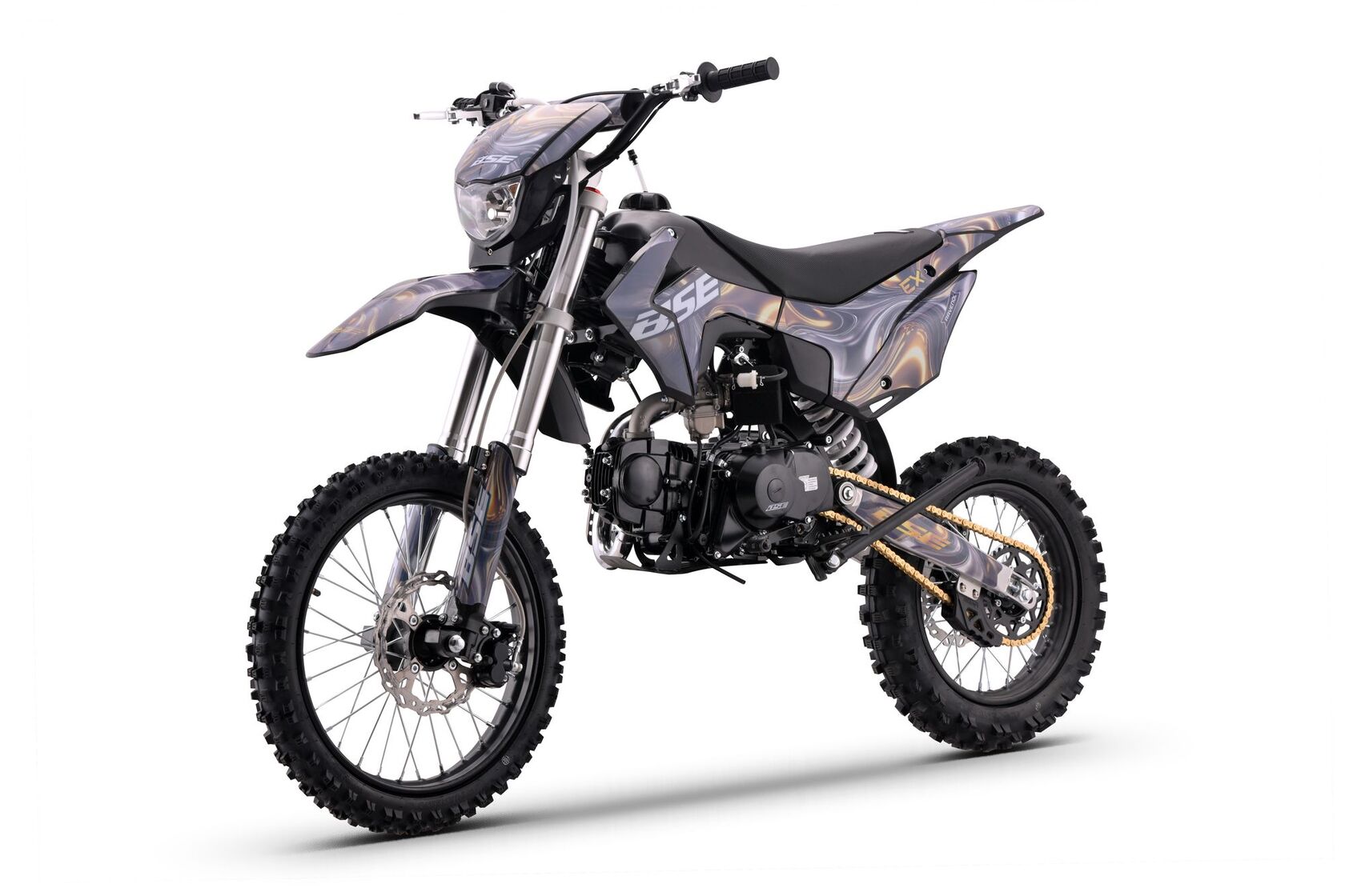 Питбайк BSE EX 17 14 Astral Gold Chrome - фото 3