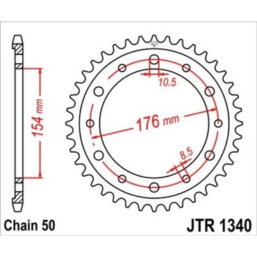 Звезда ведомая JTR1340.44 - миниатюра 1