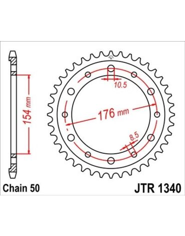 Звезда ведомая JTR1340.44