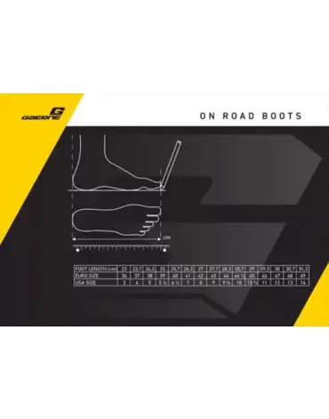 Мотоботы Gaerne GRS Black White Yellow