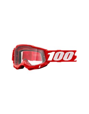 100% Очки Accuri 2 Goggle Red Clear Lens