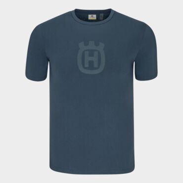 Футболка Husqvarna Authentic, dark blue (L, Взрослая  Повседневная) - миниатюра 2
