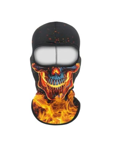 Scout Балаклава Funny face Skull on fire