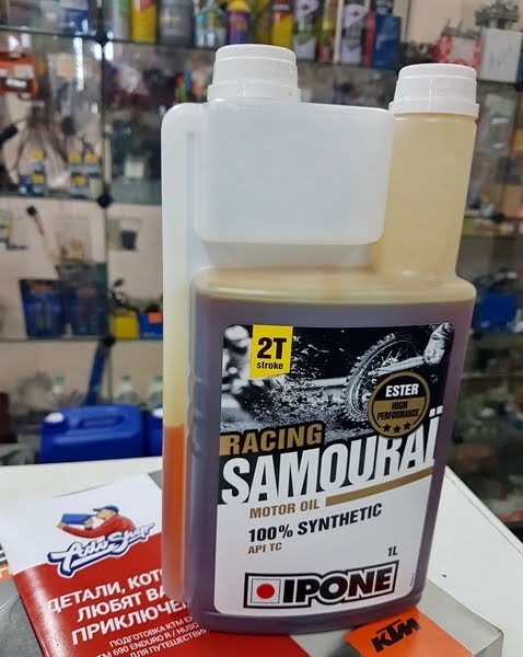 IPONE SAMOURAI RACING 2T Масло 1L 100% синтетика ( 800089 )