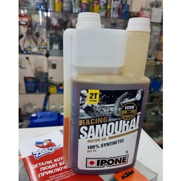 IPONE SAMOURAI RACING 2T Масло 1L 100% синтетика ( 800089 ) - миниатюра 1