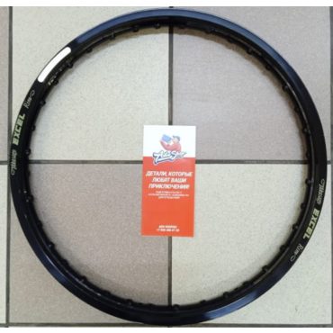 EXCEL ICK408 Black обод R21 черный rim 21 X 1.60 ( 36 спиц ) ( ktm hqv gas ) - миниатюра 2