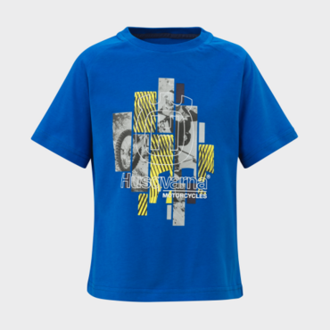 Футболка детская Husqvarna Remote Tee, blue (104 3 4Y, Детская Повседневная) - миниатюра 2