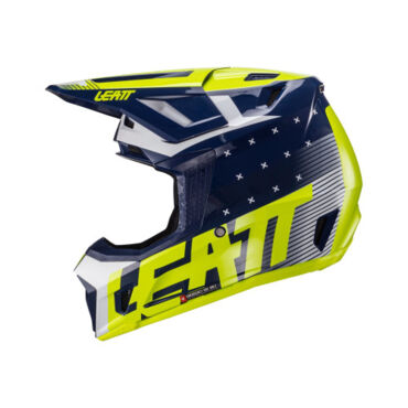 Leatt Шлем кроссовый Moto 7.5 Kit Blue (2024) - миниатюра 3