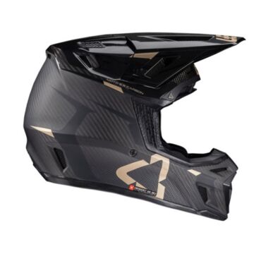 Шлем кроссовый Leatt 9.5 Carbon Black, 2025 - миниатюра 2