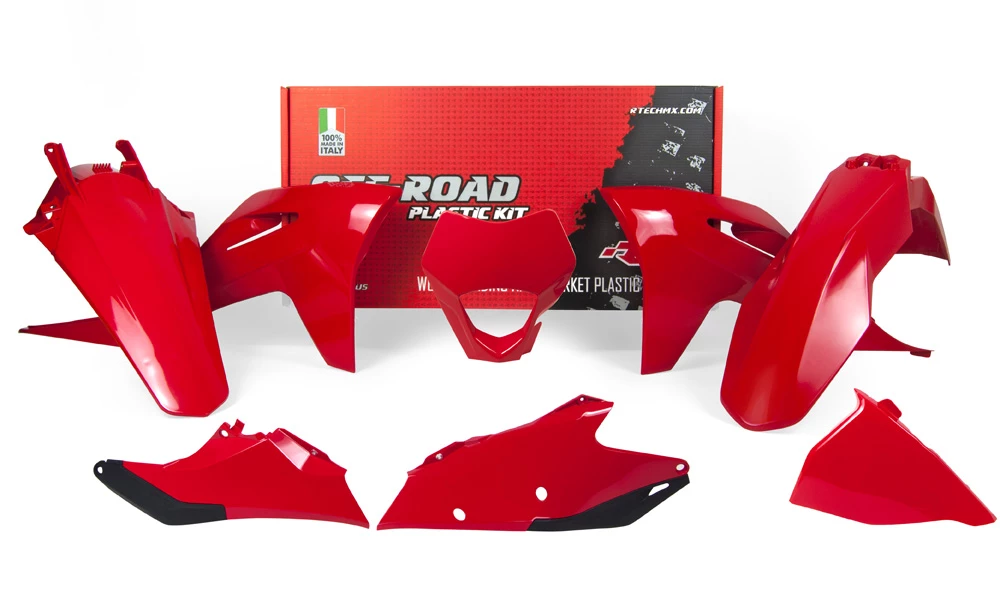 Комплект пластика RTech R KITGAS RG0 521 GasGas Кросс 2019 2022, Эндуро 2020 2023 красный - фото 1