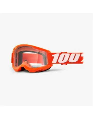 100% Очки Strata 2 Goggle Orange Clear leans