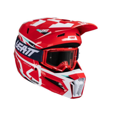 Leatt Шлем кроссовый Helmet Kit Moto 3.5 V25 Red - миниатюра 3