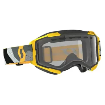 Scott Очки Fury Enduro camo grey yellow clear - миниатюра 3
