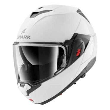 Shark Мотошлем Oxo Blank White Glossy - миниатюра 2