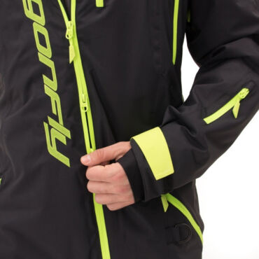 Dragonfly Комбинезон Gravity Premium Man Black - Yellow Green 2023 - миниатюра 7