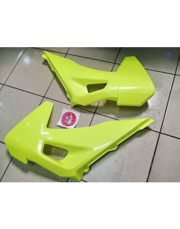 Polisport Radiator Scoops Yellow Husqvarna спойлер радиатора (  желтый - flo )  TC125 250, FC250 350 450 2019 22 / TE FE 20 23  // 8422900003