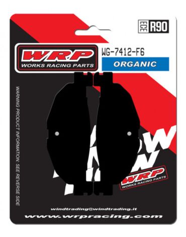 Тормозные колодки WRP WG 7412 F6 (LMP412 ST / FDB2200 / FA408)