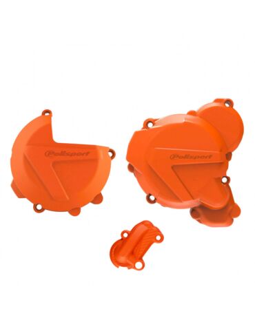Комплект защиты крышек сцепления и генератора Polisport EXC XCW 250 300 (17->)
